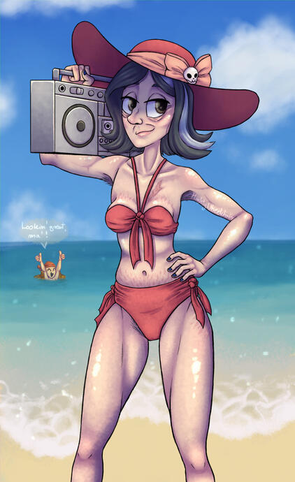 Fully shaded + background